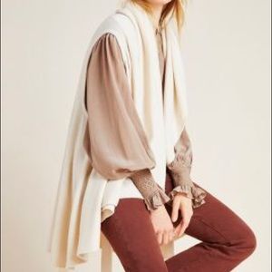 Cream Owen Cozy Vest from Anthropologie
